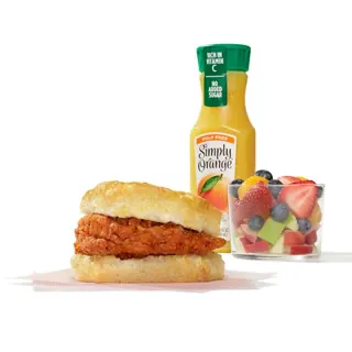 Spicy Chicken Biscuit Meal