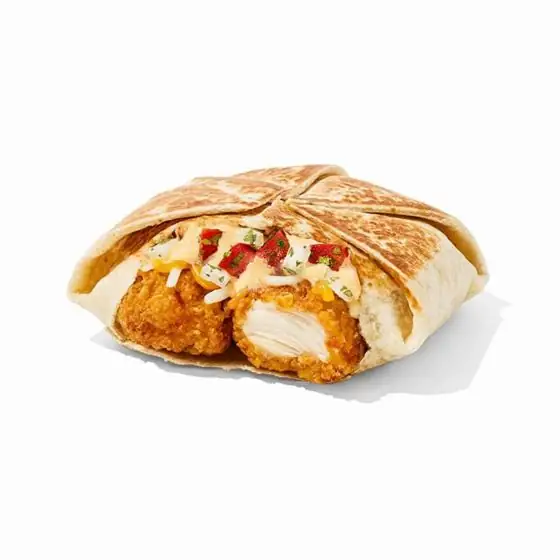Creamy Chipotle Crispy Chicken Crunchwrap Slider