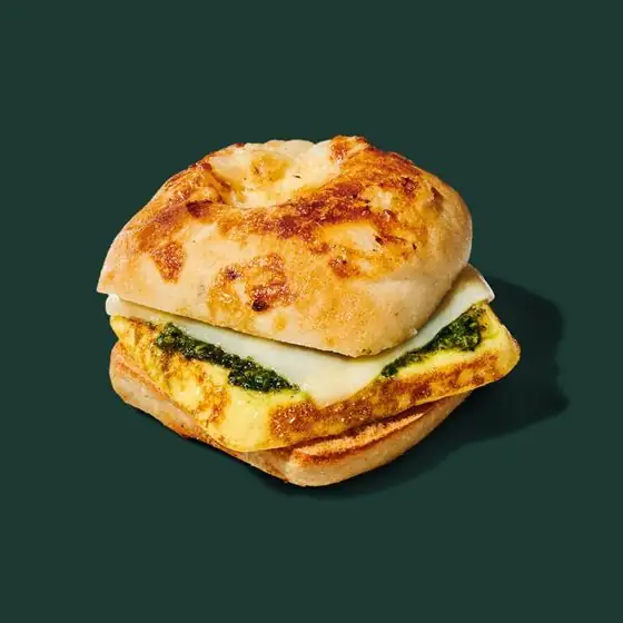 Egg, Pesto & Mozzarella Sandwich