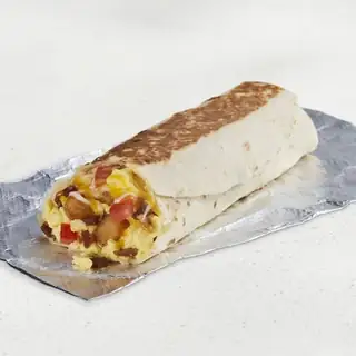 Grande Toasted Breakfast Burrito Bacon