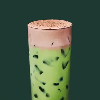Iced Dubai Chocolate Matcha