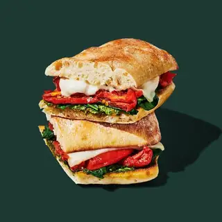 Tomato & Mozzarella on Focaccia